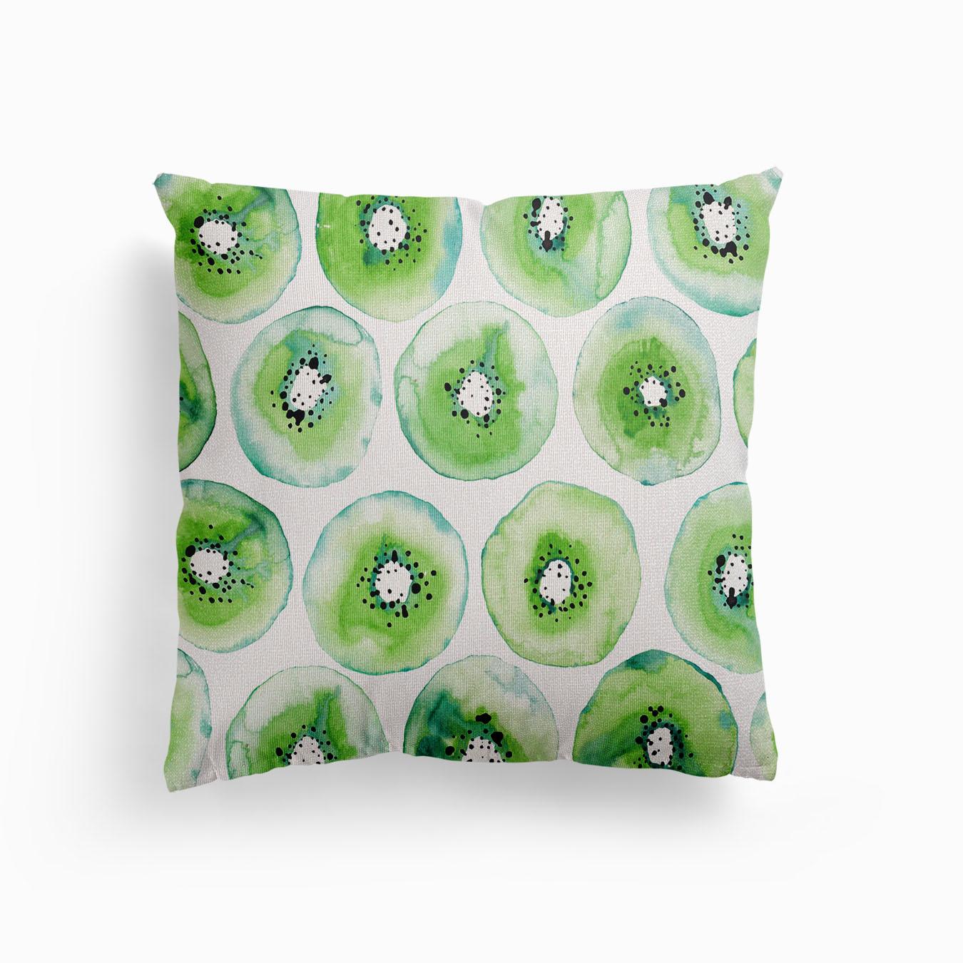 Kiwi Canvas Coussin