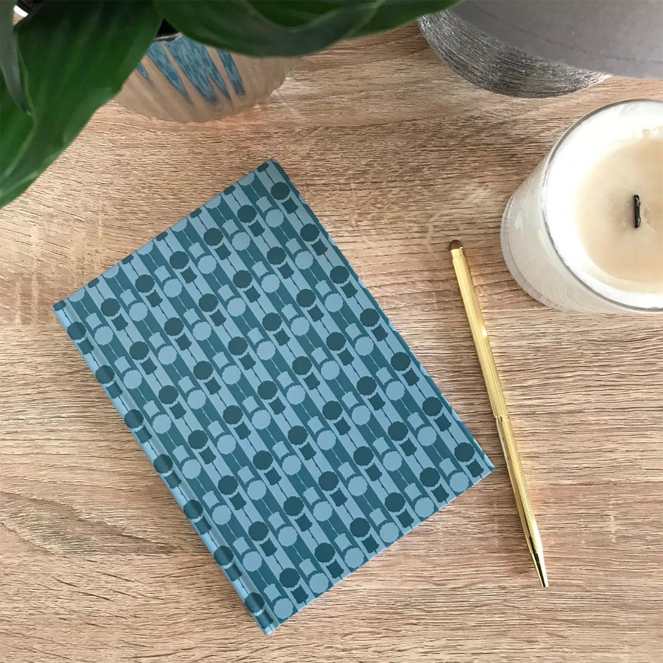 Topiary Duo Notebook - Teal by Jocelyn Hare Design