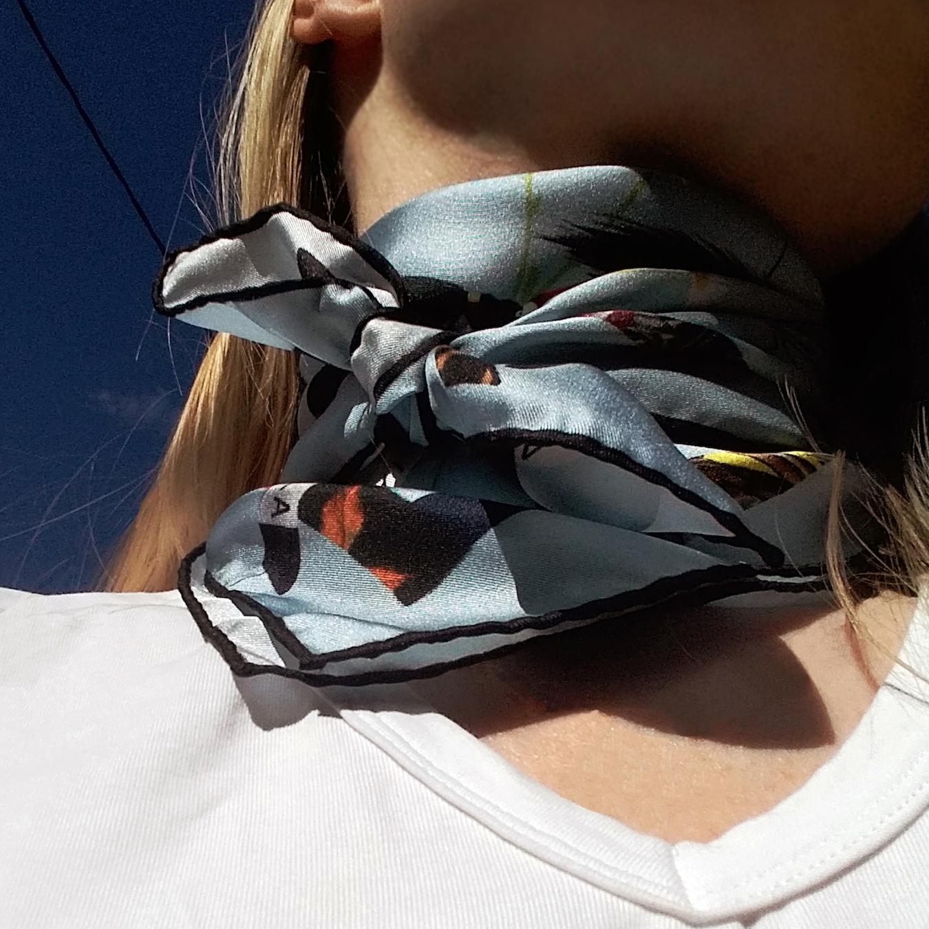 Cat Sauvage Scarf / Dawn by Emilia Mala