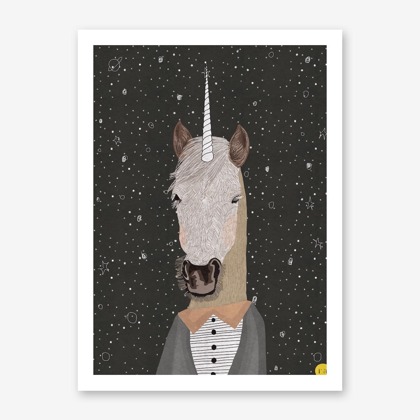Unicorn Art Print by Amalia Restrepo