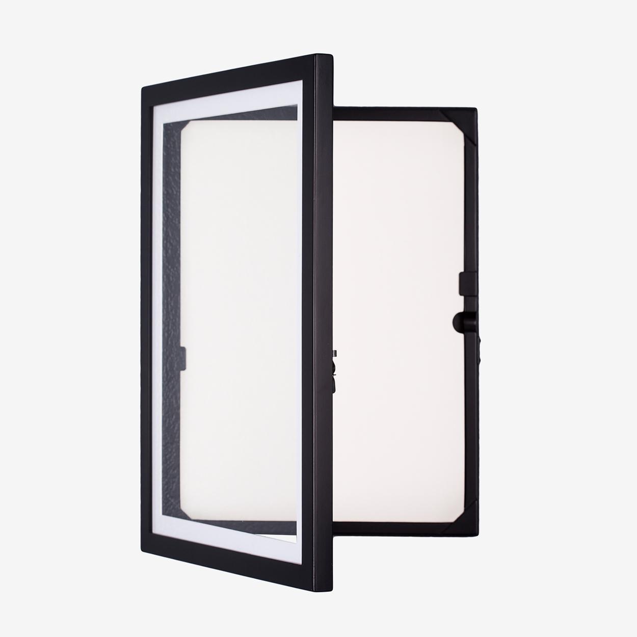 Art Cabinet and Frame for 50 Artworks - A3 in Black by My Li'l DaVinci