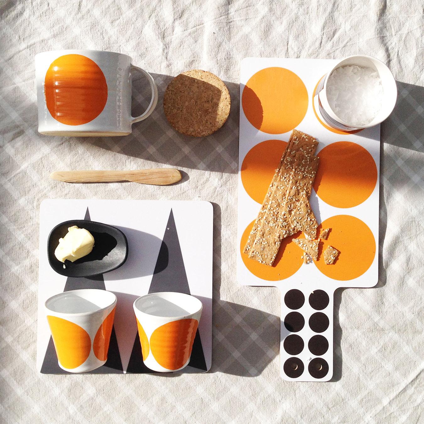 Dido Cutting Board - Orange by Camilla Engdahl
