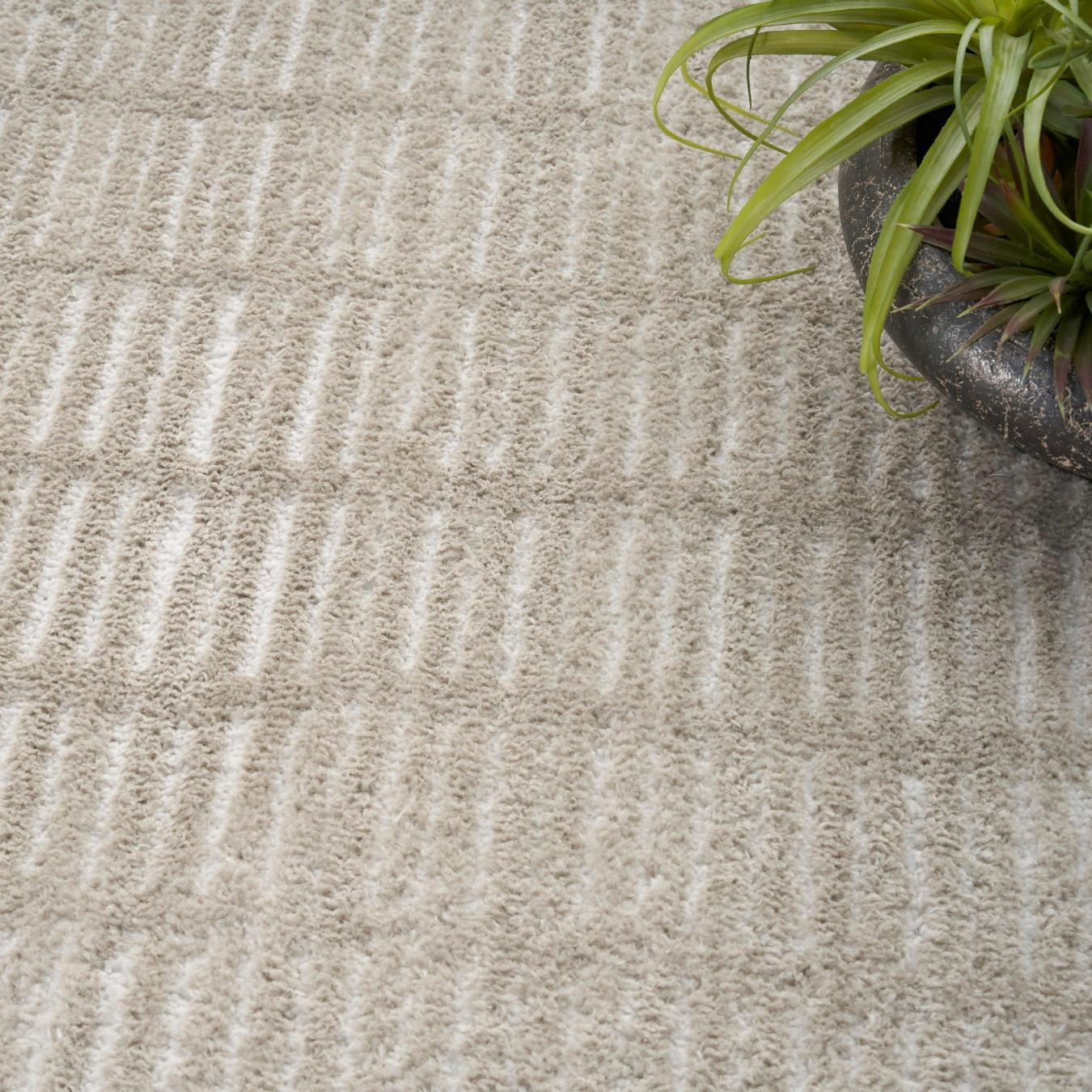 GLITZ Rug - Ivory Black by Nourison UK