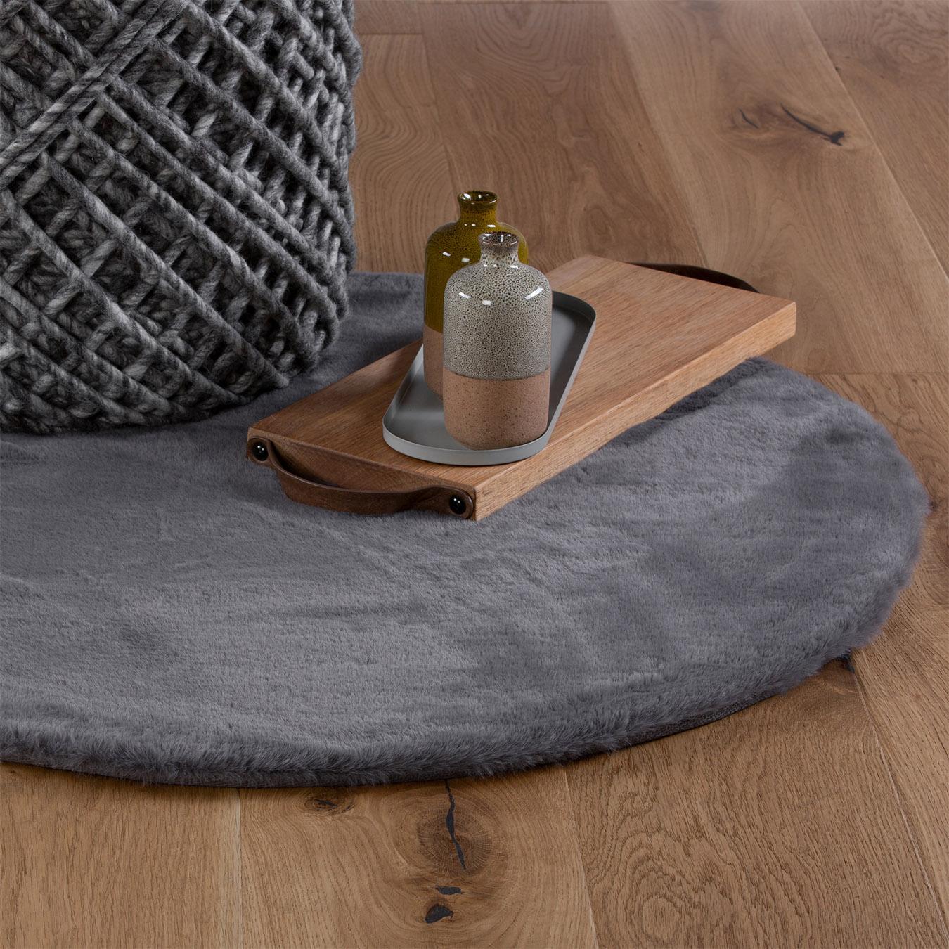 My Cha Cha 535 Round Rug - Grey by Obsession