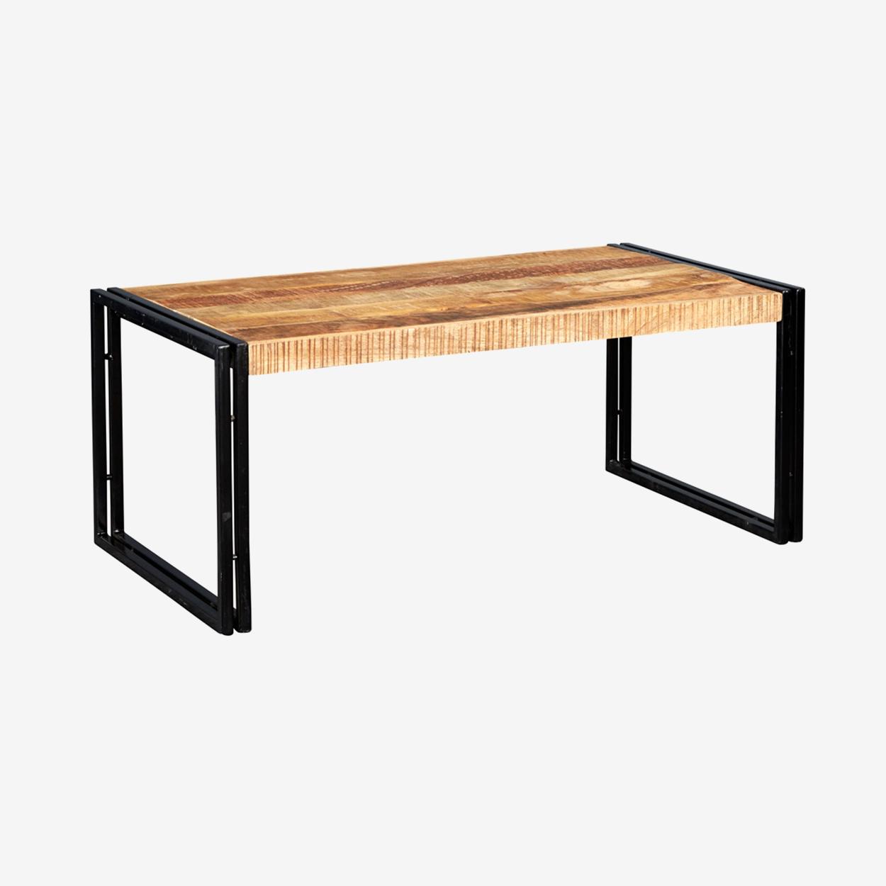 Mango Wood Large Coffee Table by Indian Hub