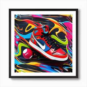 Nike Dunk High Art Print by DC55ART - Fy
