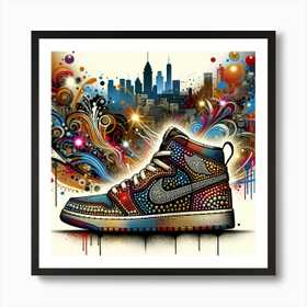 Nike Dunk High アートプリント Nike Dunk High Art Print by DC55ART - Fy