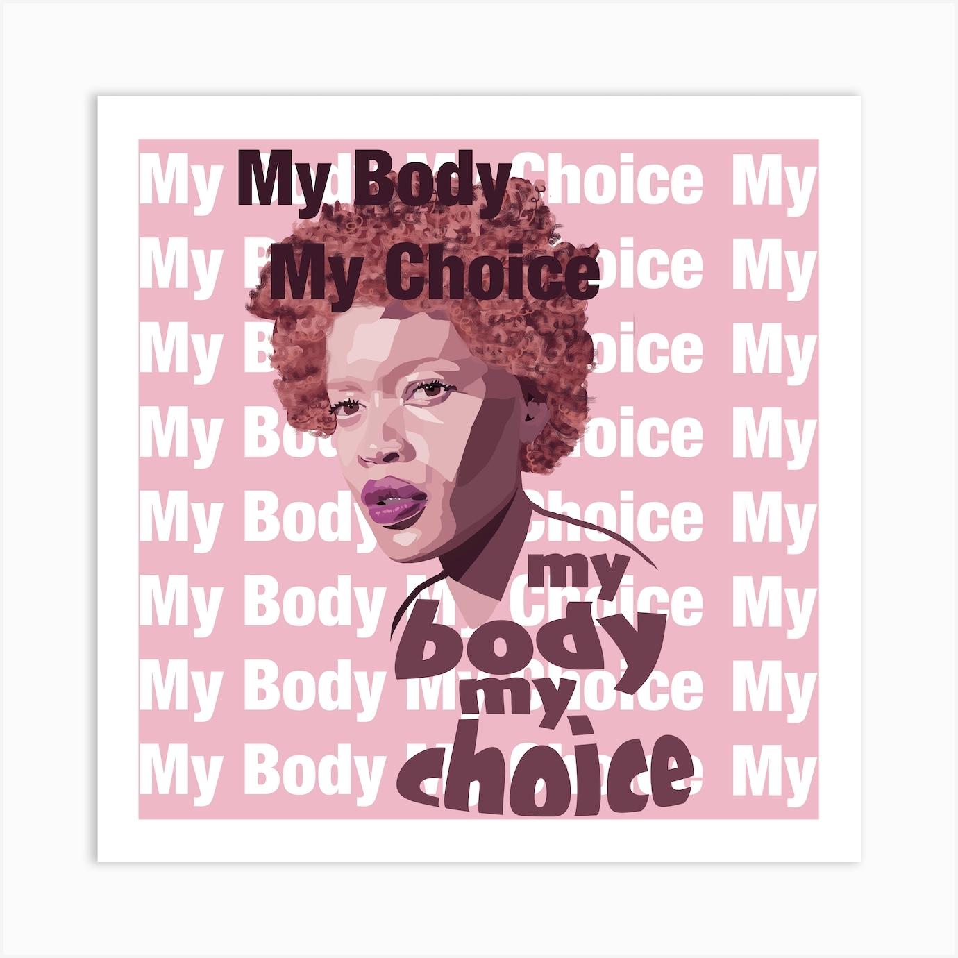 My Body Square Art Print by Lynnda Rakos