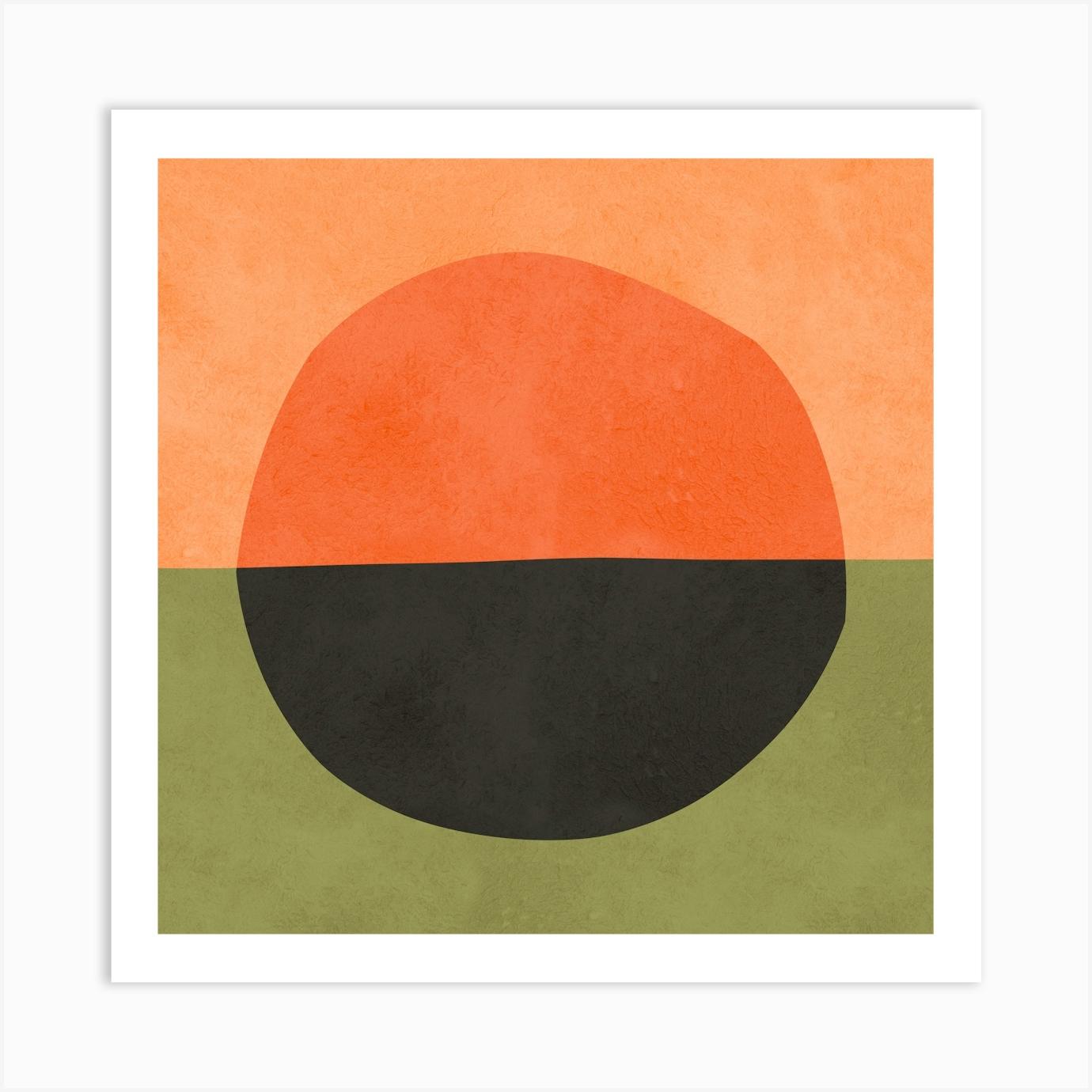 Modern geometric art 9 Art Print by Vitor Costa