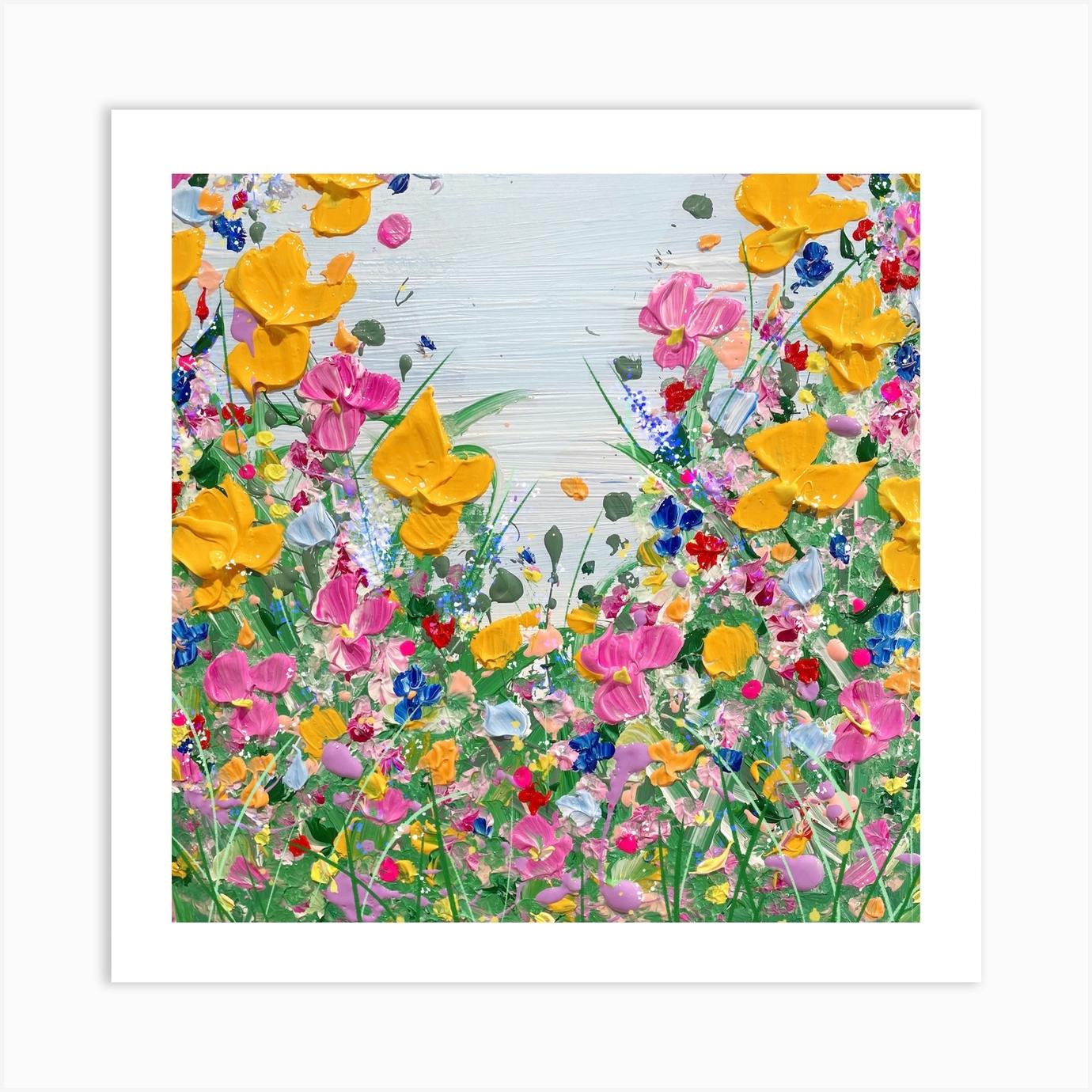 New Year Joy Art Print by Charlotte Anna Reed