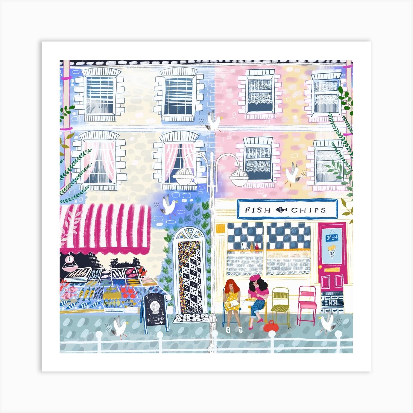 Fortune Teller Art Print by 14PaperBoats