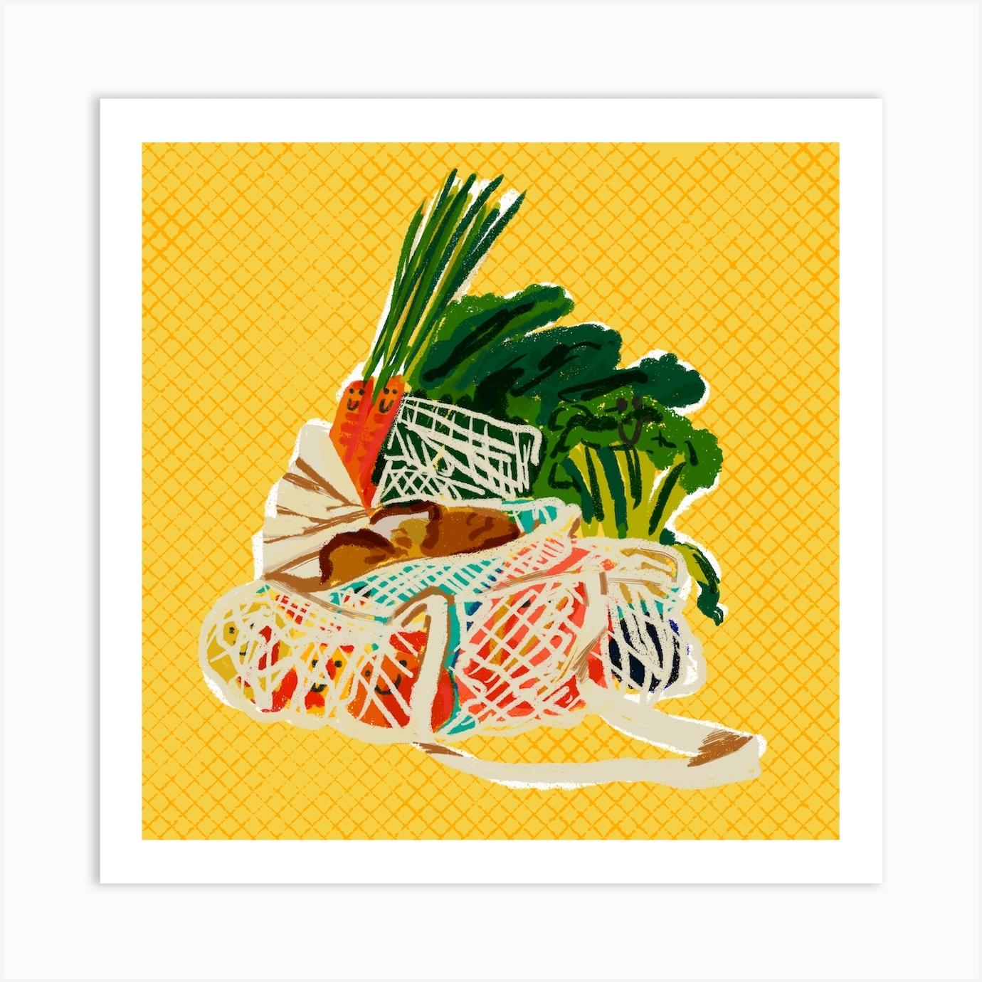 Les Marche - Talonsac Art Print by Fatomale