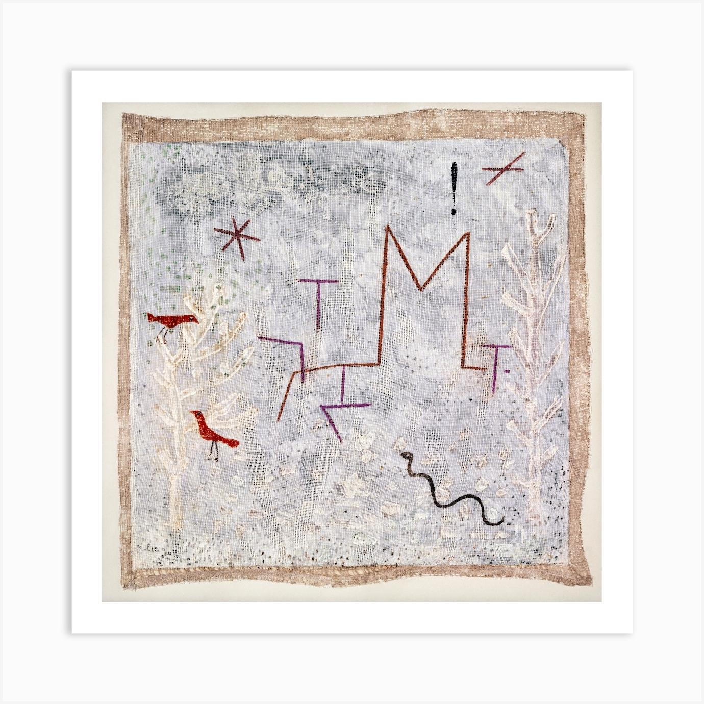 Garden Gate K, Paul Klee Poster