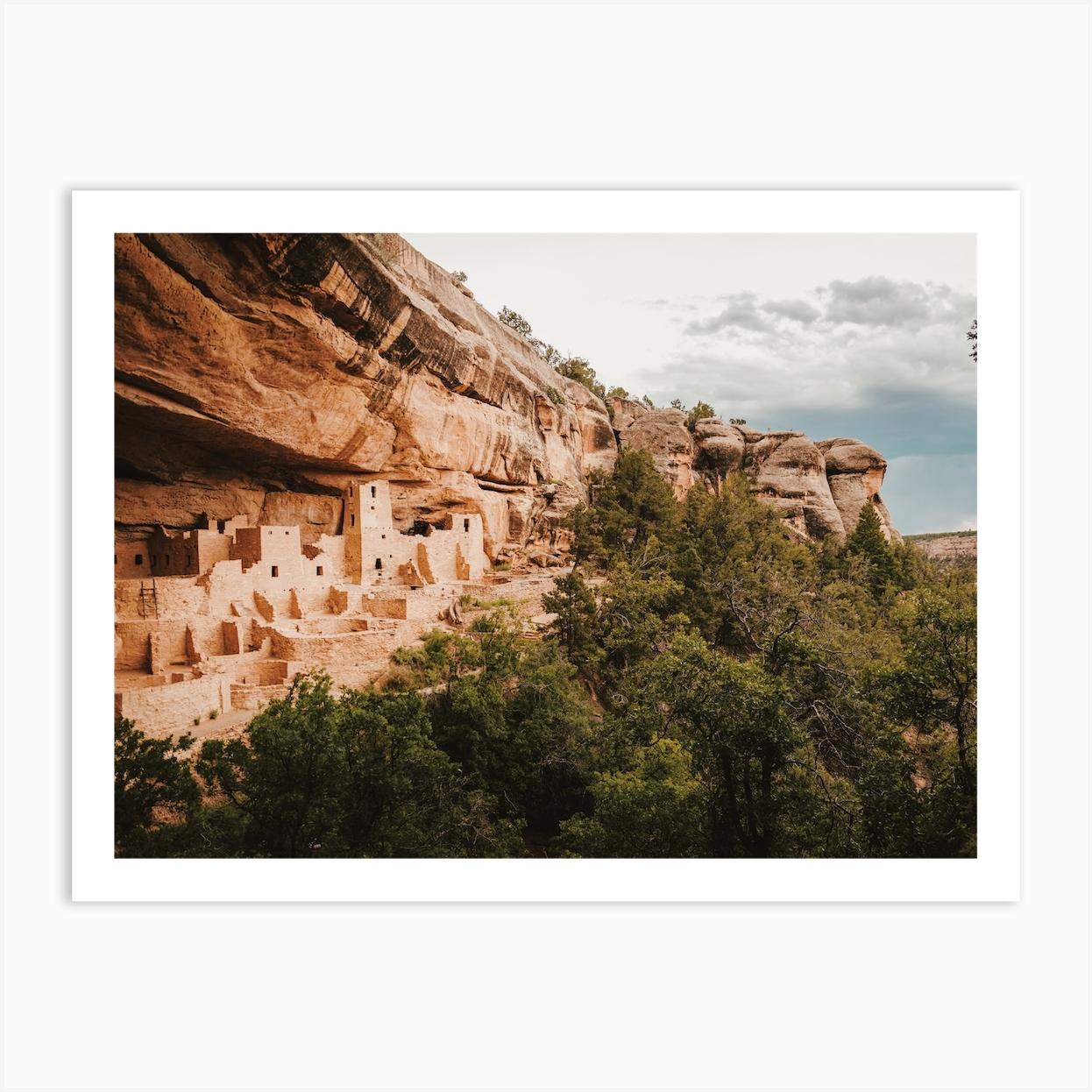 Mesa Verde Ruins Art Print by Golden Saguaro