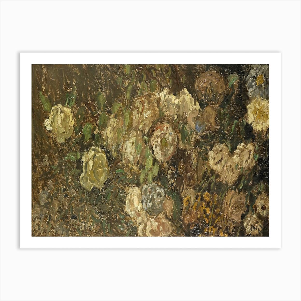 Bloemen (1860–1912), Claude Monet Art Print by Fy! Classic Art Prints and Posters