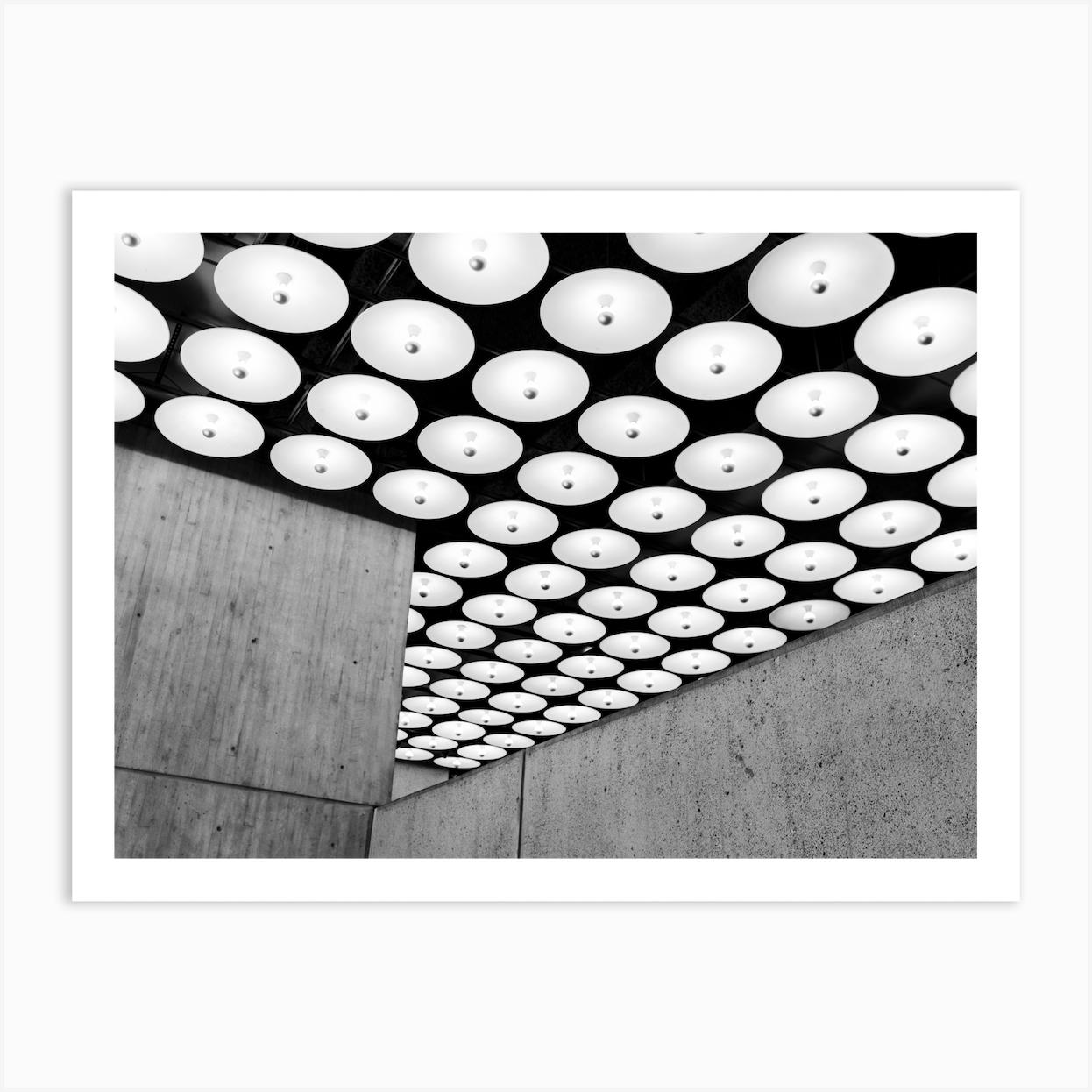 Ceiling Lights Art Print by Maggie Viegener