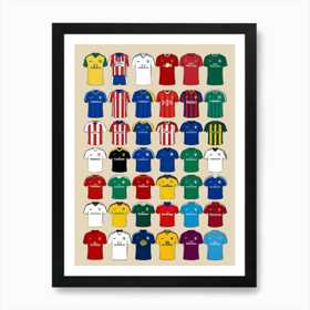 Premier League 絵画 Premier League Winners Art Print by MRHWALLPRINTS - Fy
