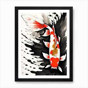 【prima art】プリマアート　鯉 Kawarimono Koi Fish Ukiyo E Style Japanese Art Print by Koi