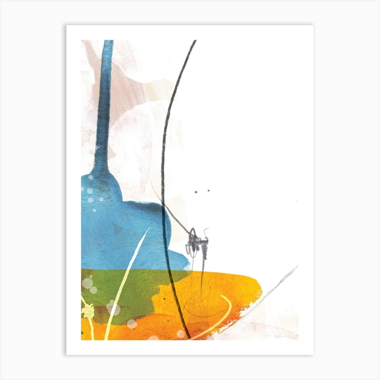 Yellow London Art Print by Greetstreet
