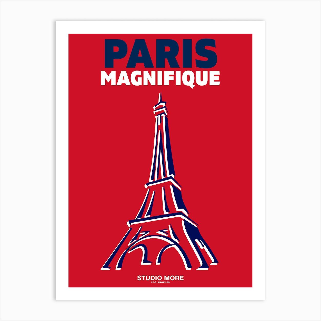 Paris Magnifique Art Print by STUDIO MORE