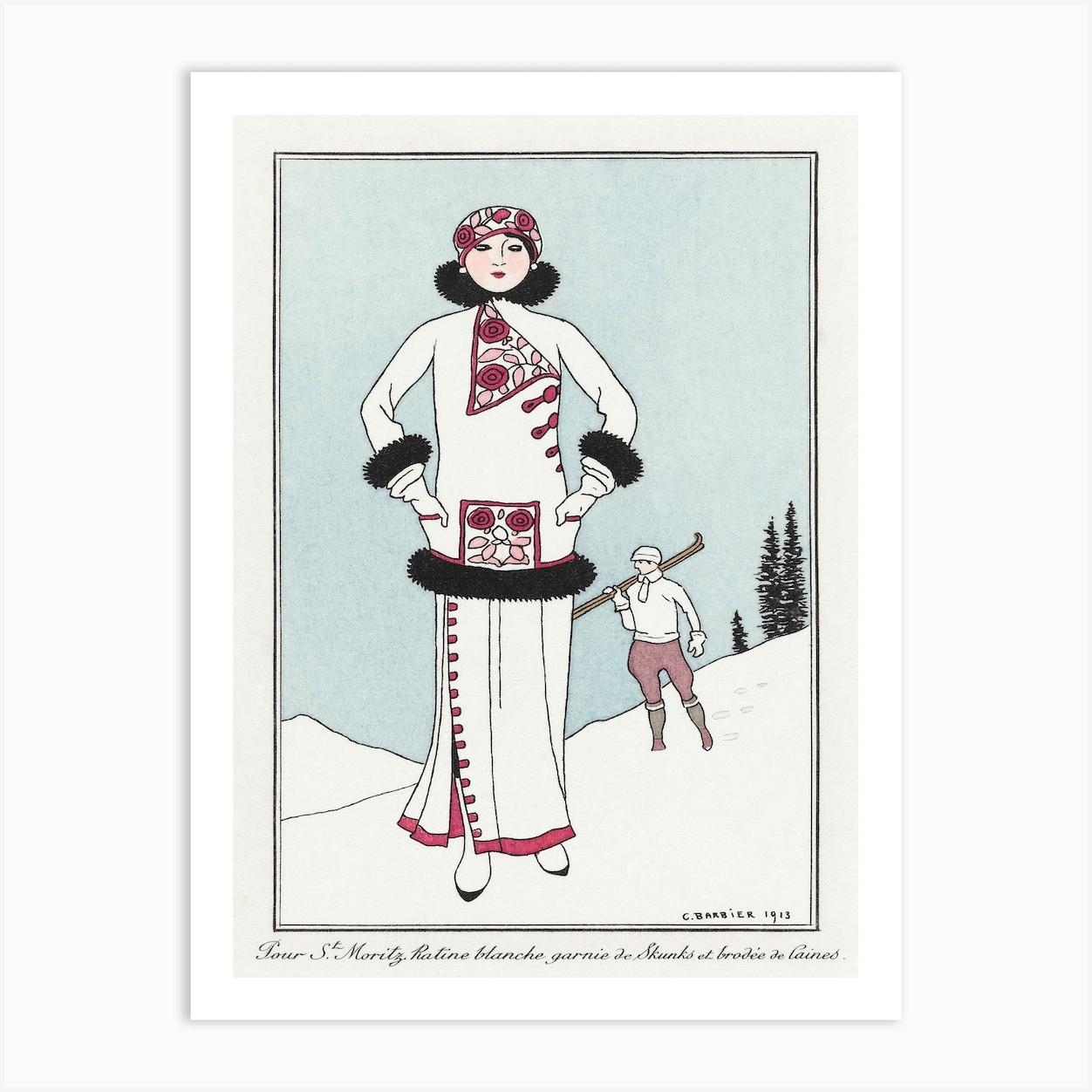 Costumes Parisiens No 7, George Barbier Art Print by Fy! Classic Art Prints and Posters