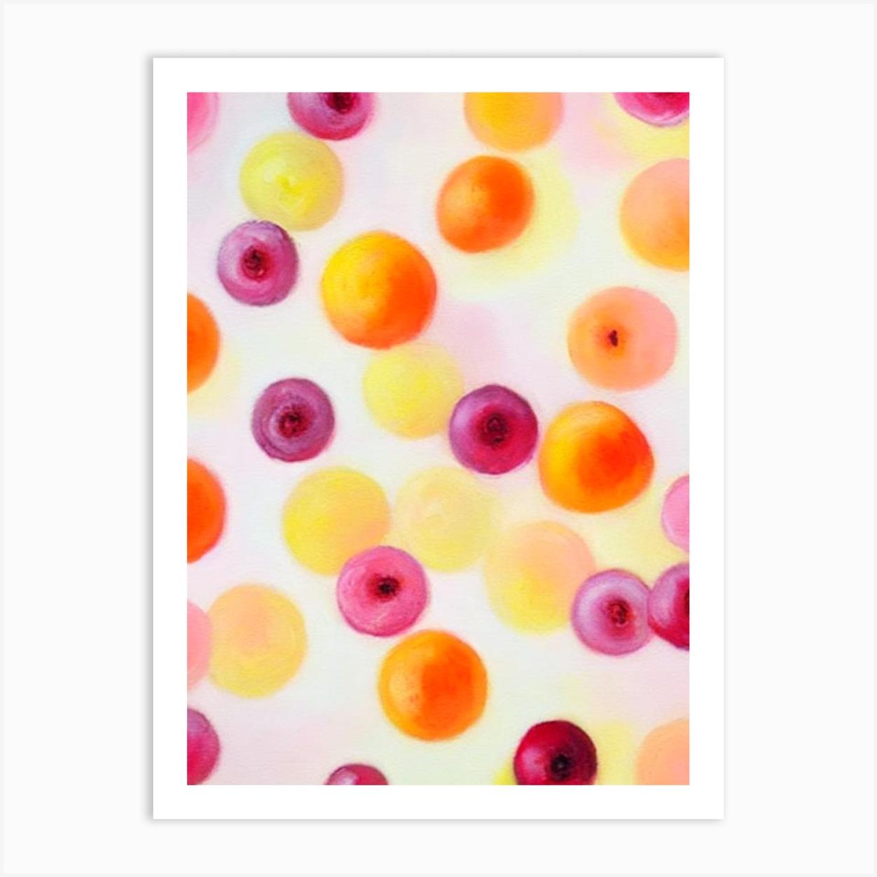 Black Currant 1 Painting Fruit Art Print by The Fruitery