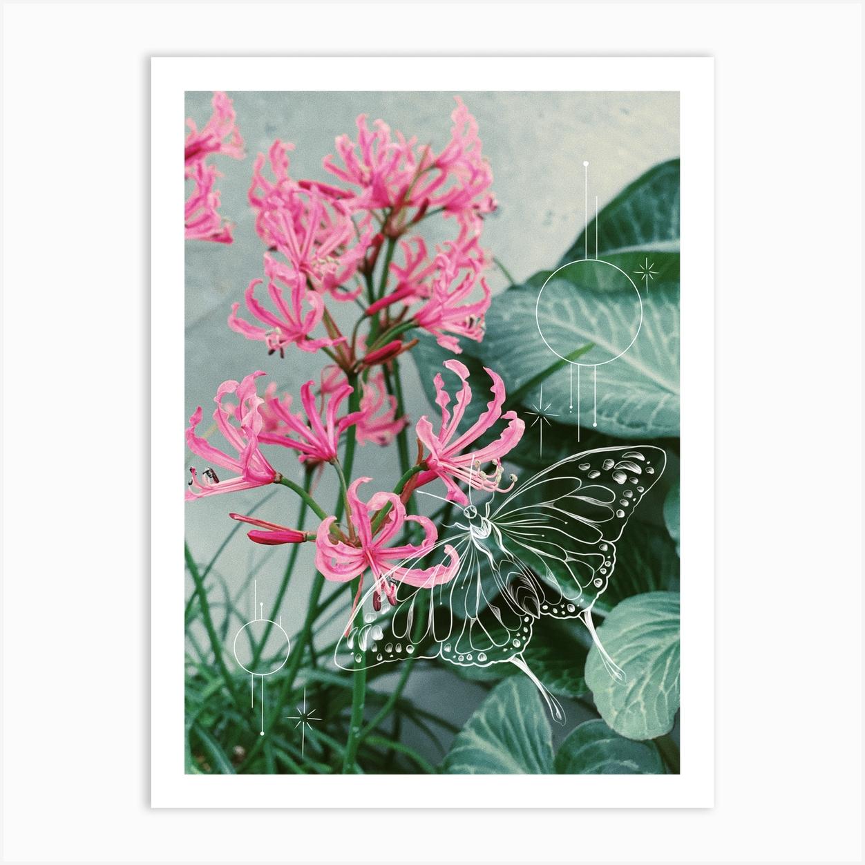 Pink Kisses Art Print by Jade Chanel