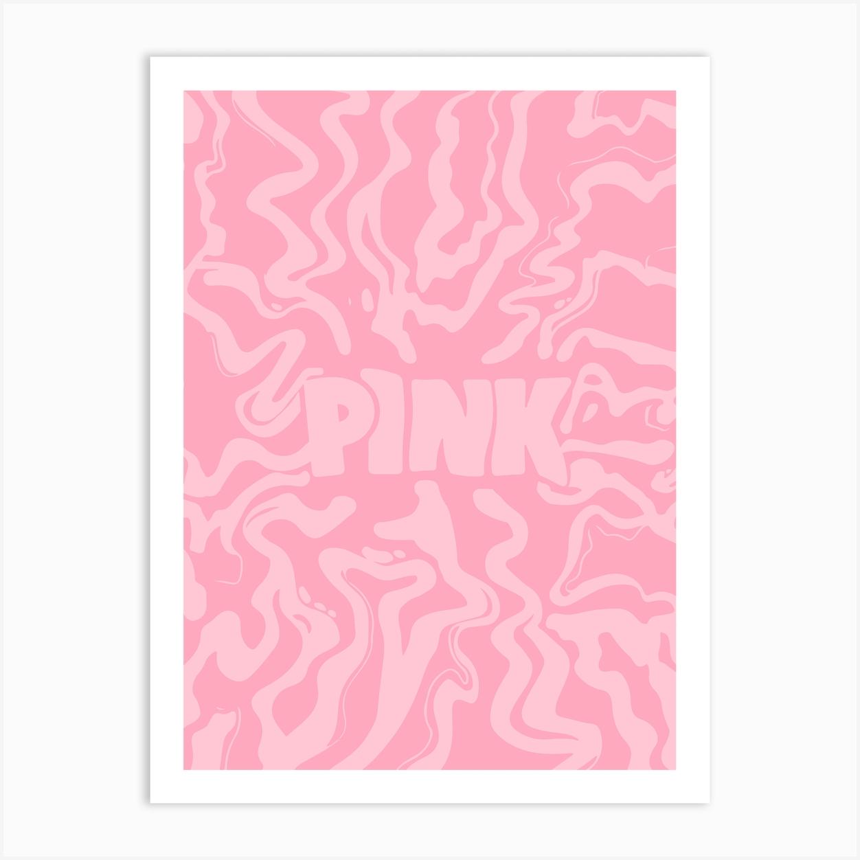 PINK! Art Print by STUDIO MORE