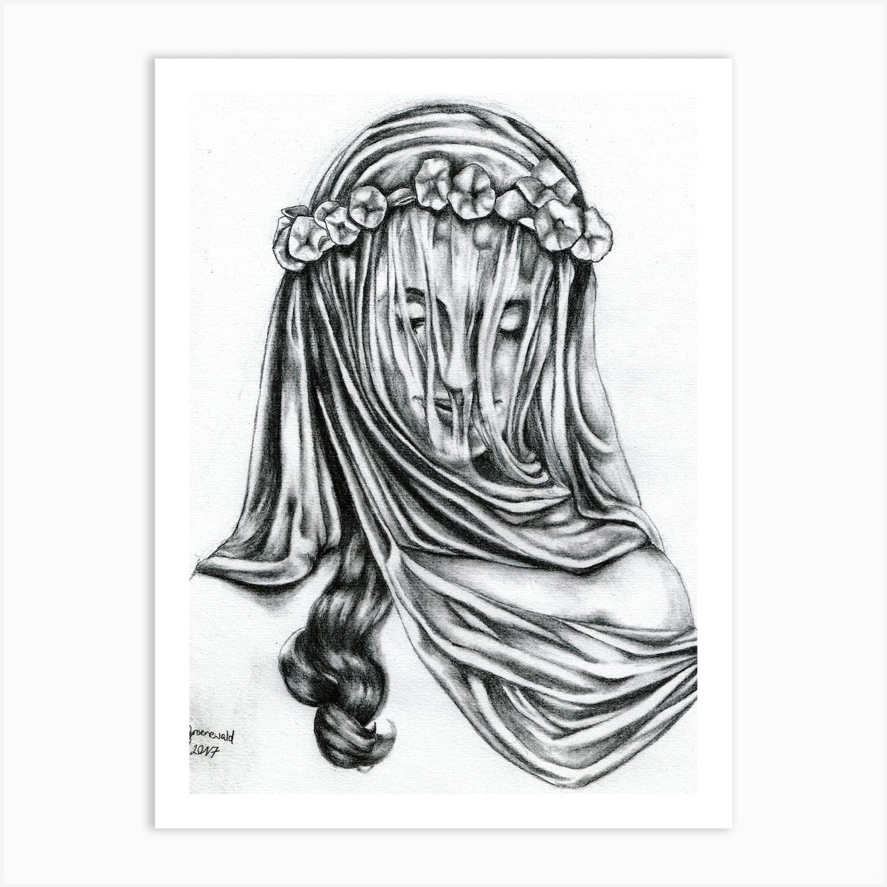 Miss Interpretation Art Print by Celeste G Fine Art