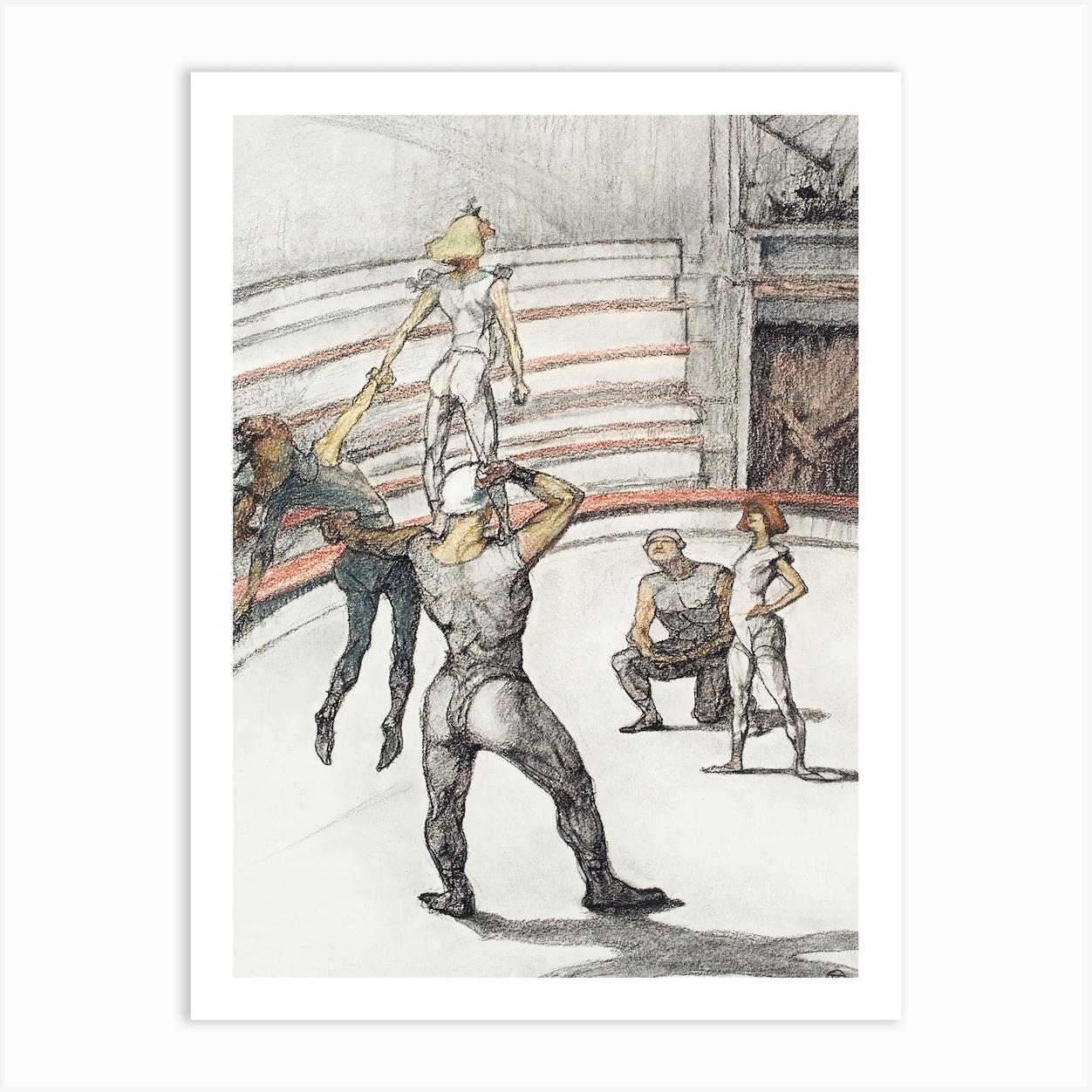 Travail De Tapis (1899), Henri de Toulouse-Lautrec Art Print by Fy! Classic Art Prints and Posters