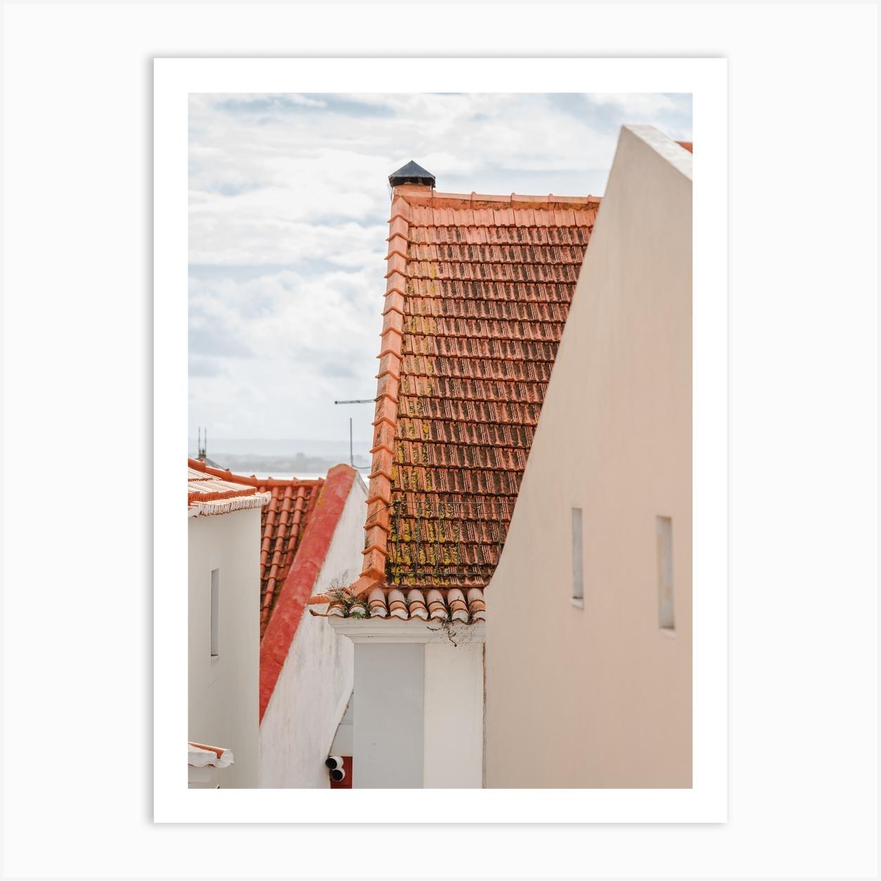 Urban Perspectives Lisbon Rooftops Art Print by Photos By Ville