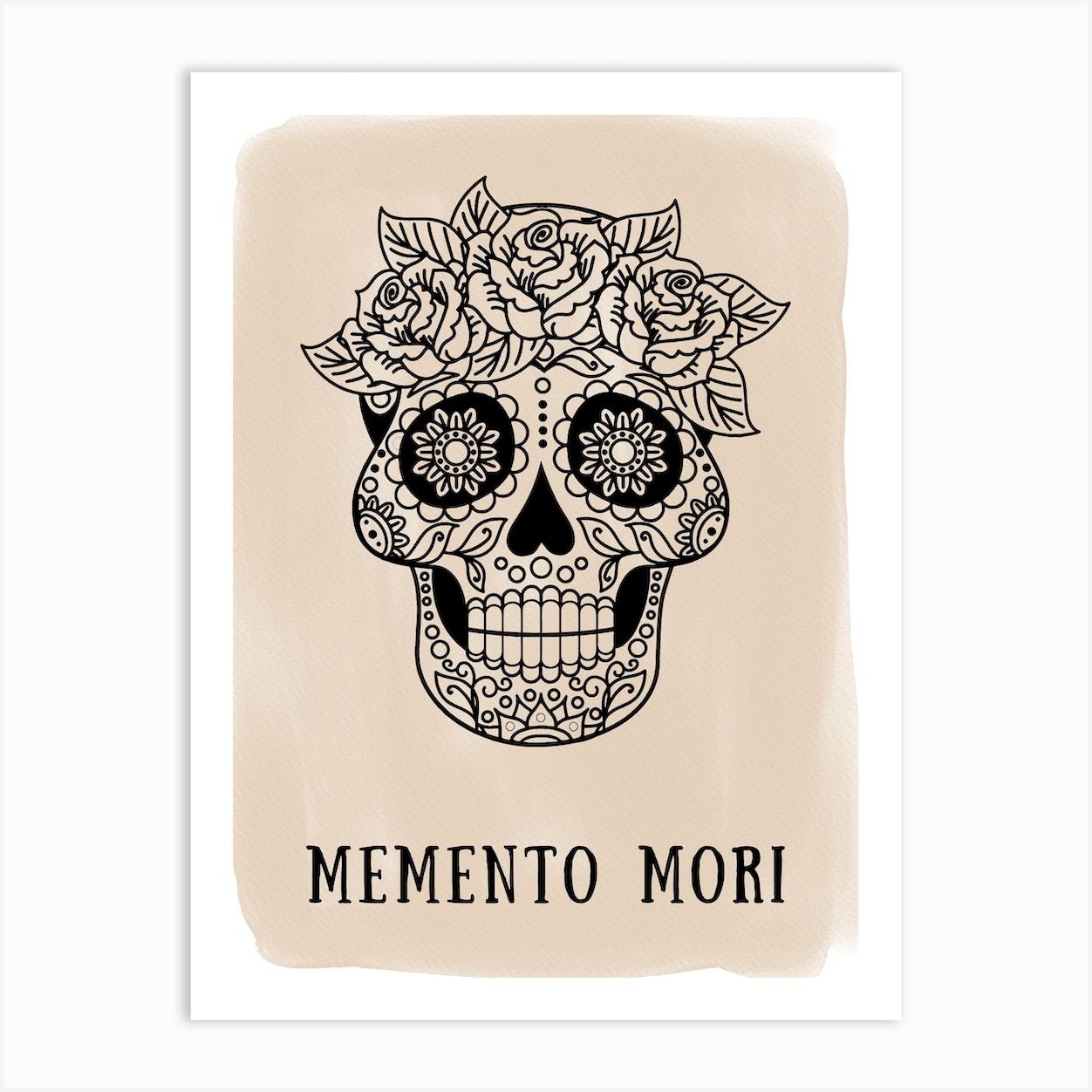 MEMENTO MORI VII Art Print by ArtDesign by KBK