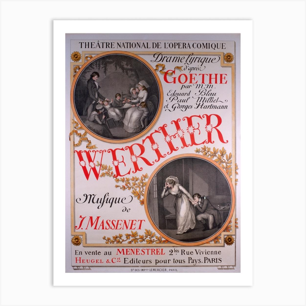 Werther Art Print by Vintage Print and Poster Collection