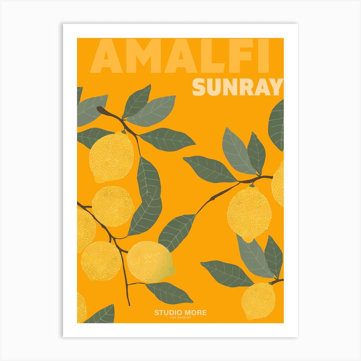 Amalfi Sunray Art Print by STUDIO MORE