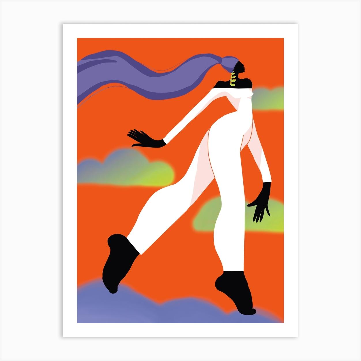Walking On Clouds Art Print by Danii Pollehn
