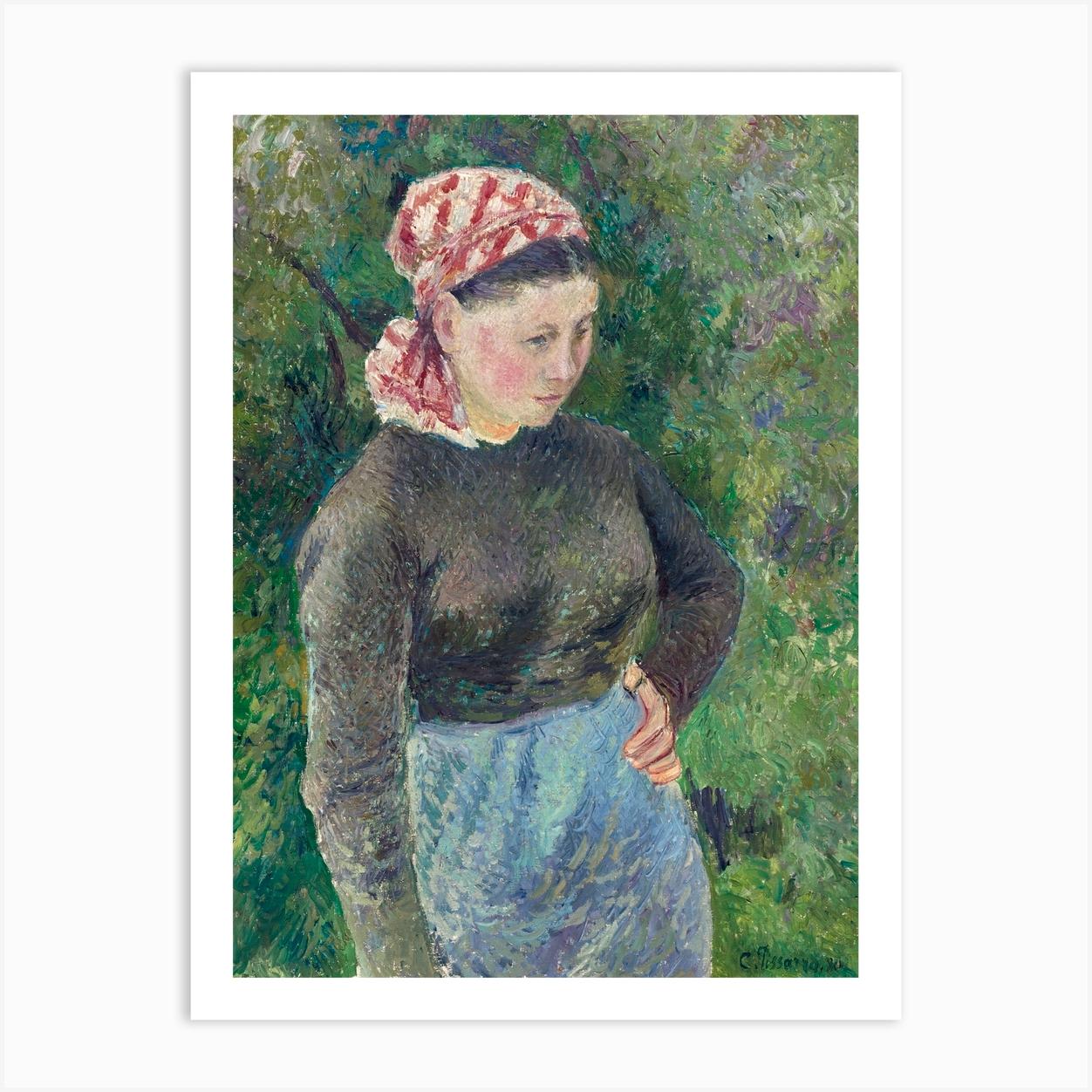 Peasant Woman (1880), Camille Pissarro Art Print by Fy! Classic Art Prints and Posters