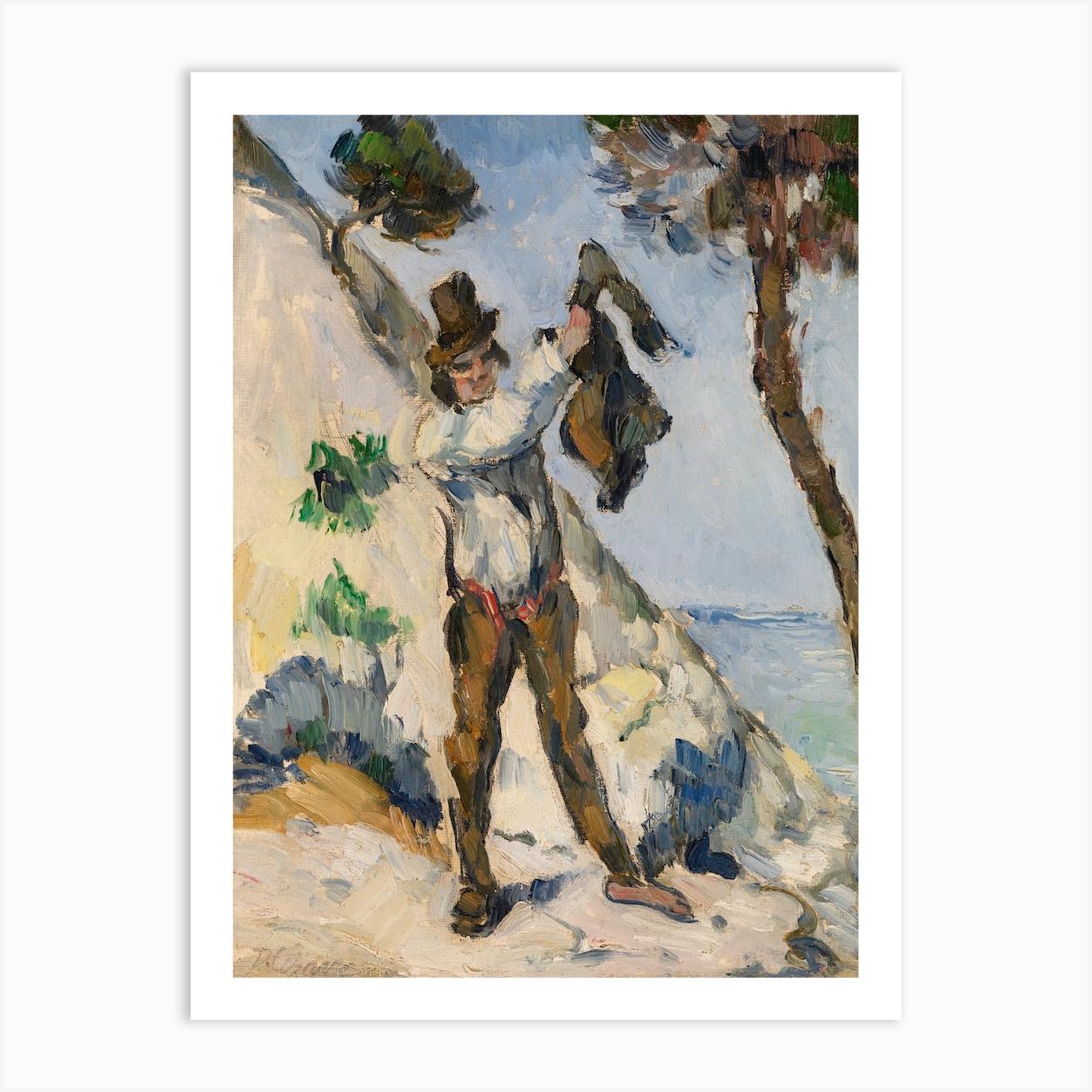 Man With A Vest, Paul Cézanne Art Print by Fy! Classic Art Prints and Posters