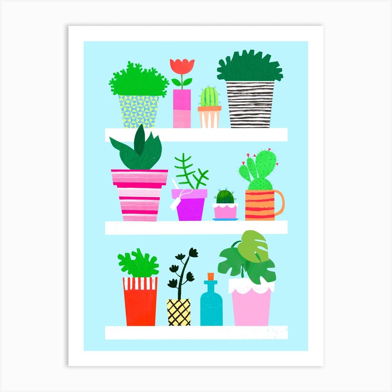 Shelves Art Print by Jessie Ford