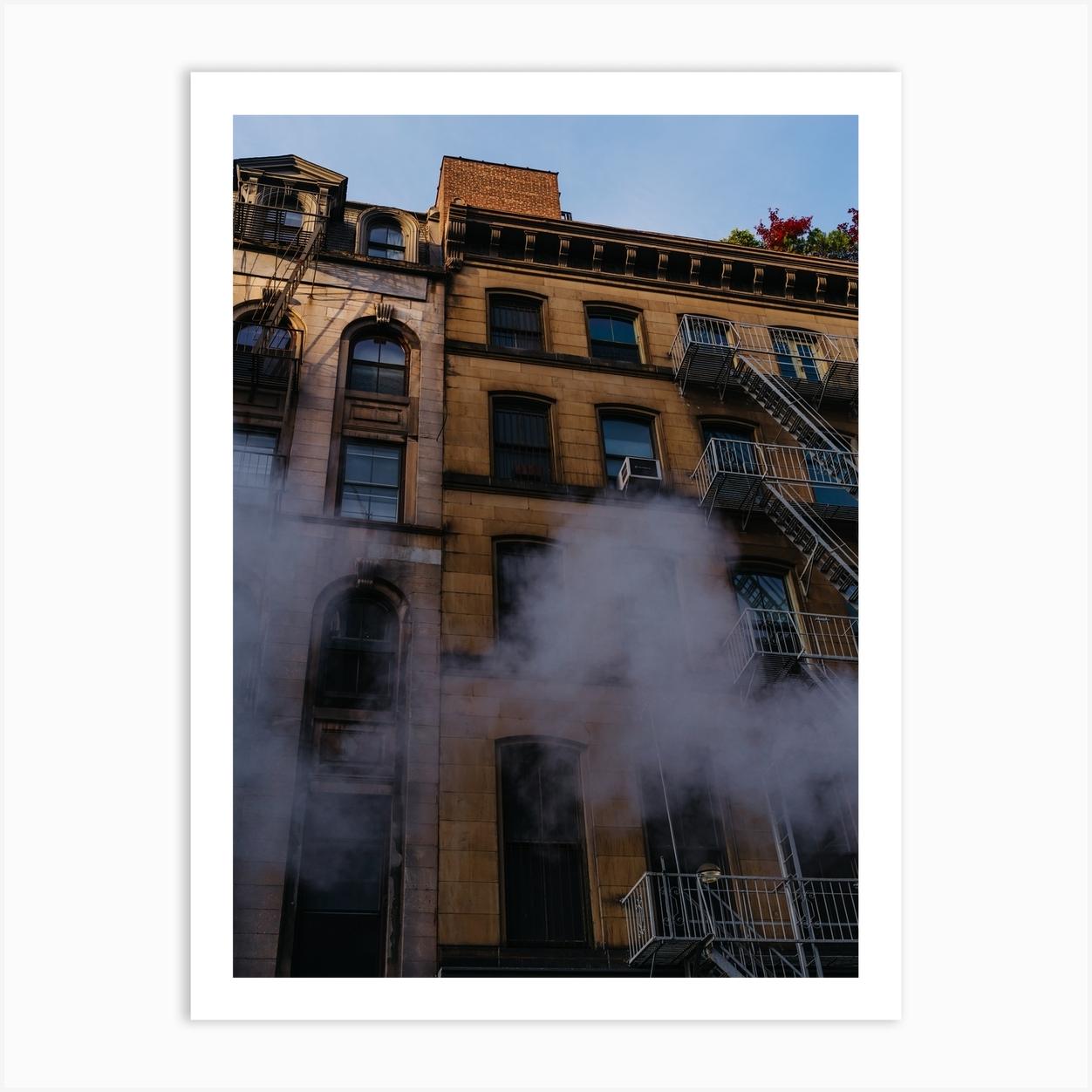Manhattan Steam Art Print by Bethany Young