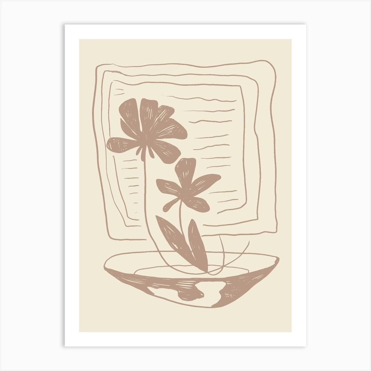 Flowers In A Vase 11 Art Print by Artsy Bessy