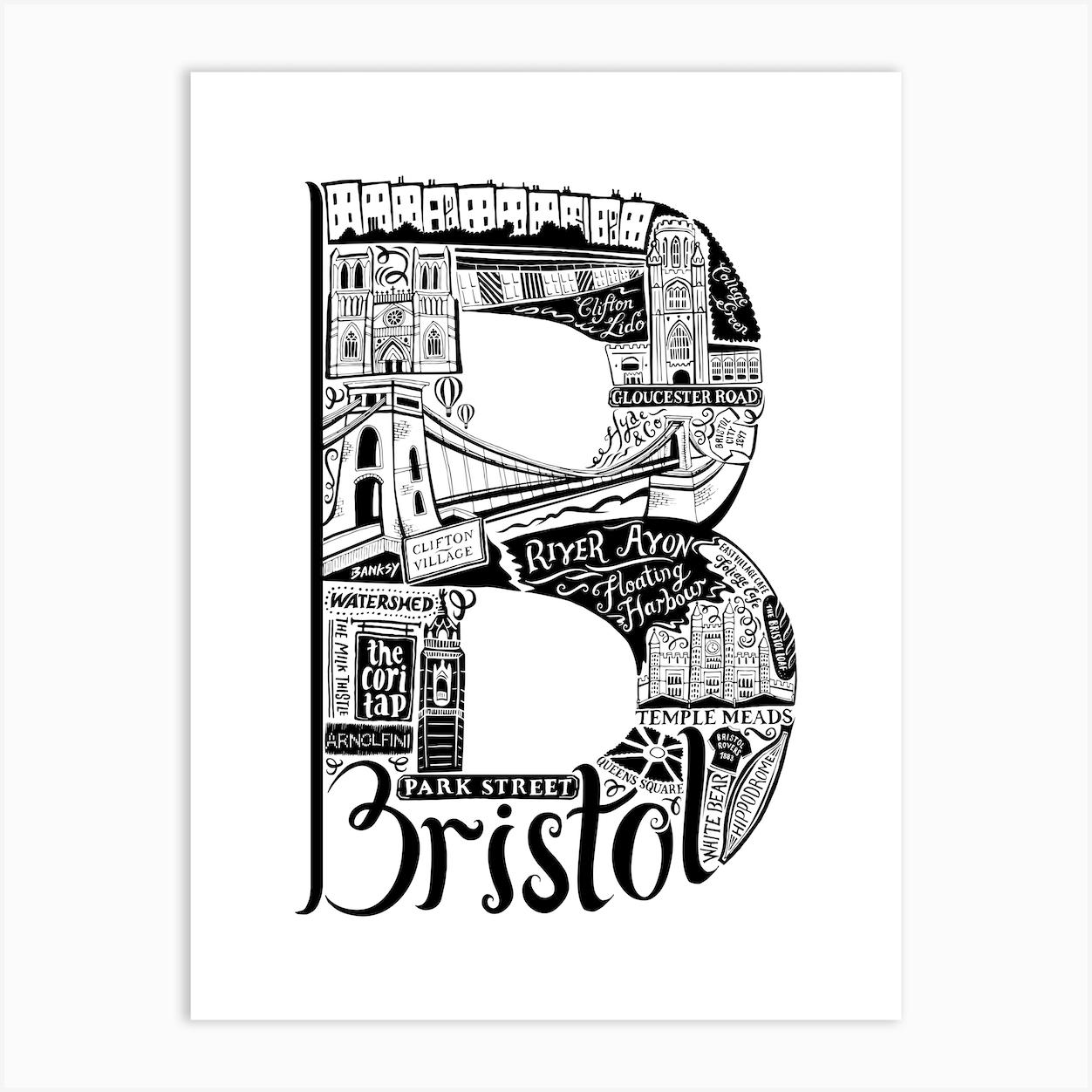 Bristol Art Print by Lucy Loves This