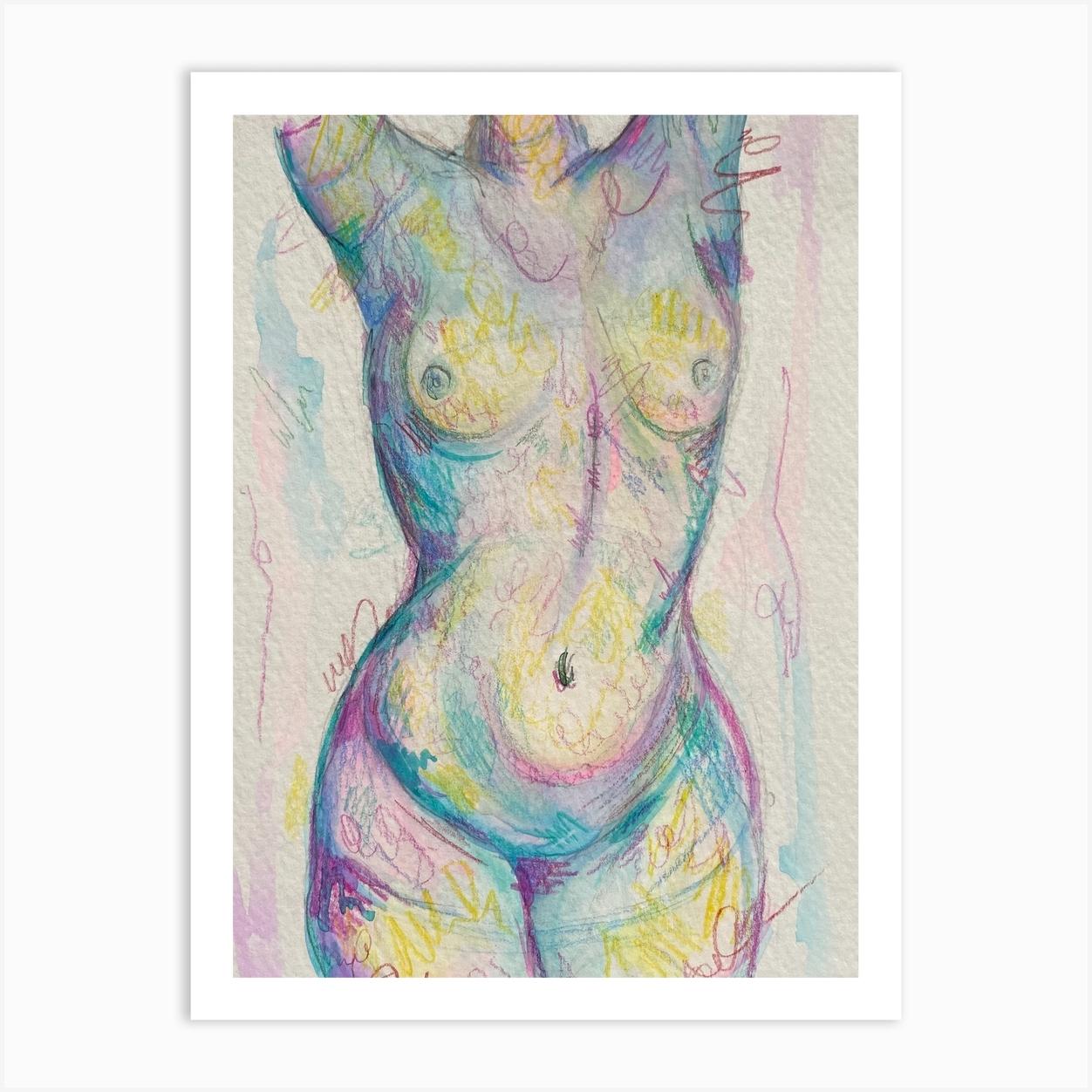 Sketched - 8 Art Print by Amelia Mae Art