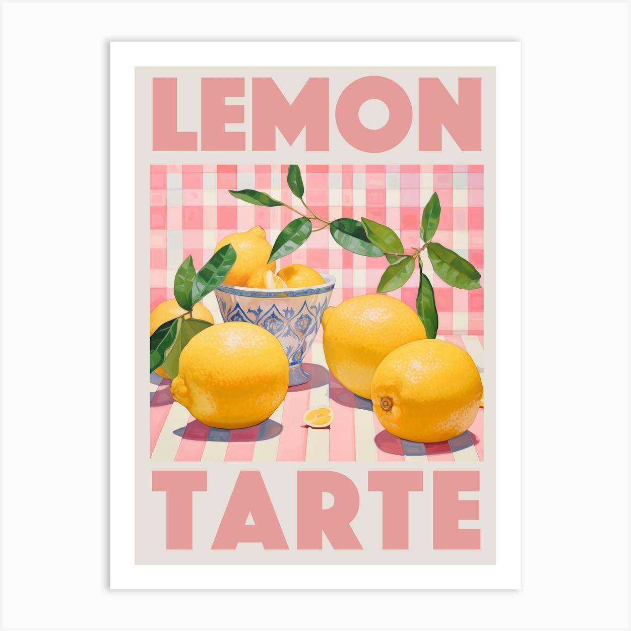 Lemon Tarte Art Print by Lara's Wonderland