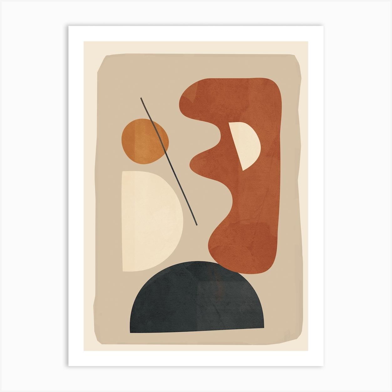 Shape Curve 10 Art Print by Flow Line