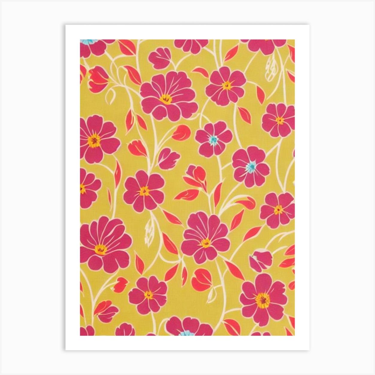 Tulip Floral Print Warm Tones 1 Flower Art Print by Petal Palette
