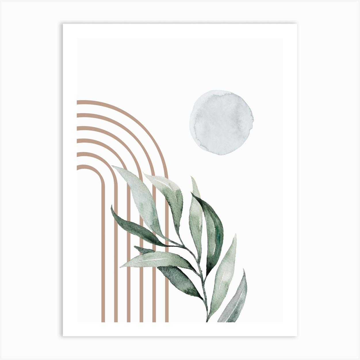 Boho Wall Print Art Print by BlissPrintStudios