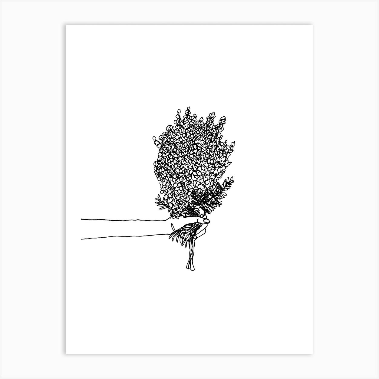 Flower Bunch Art Print by Carissa Tanton