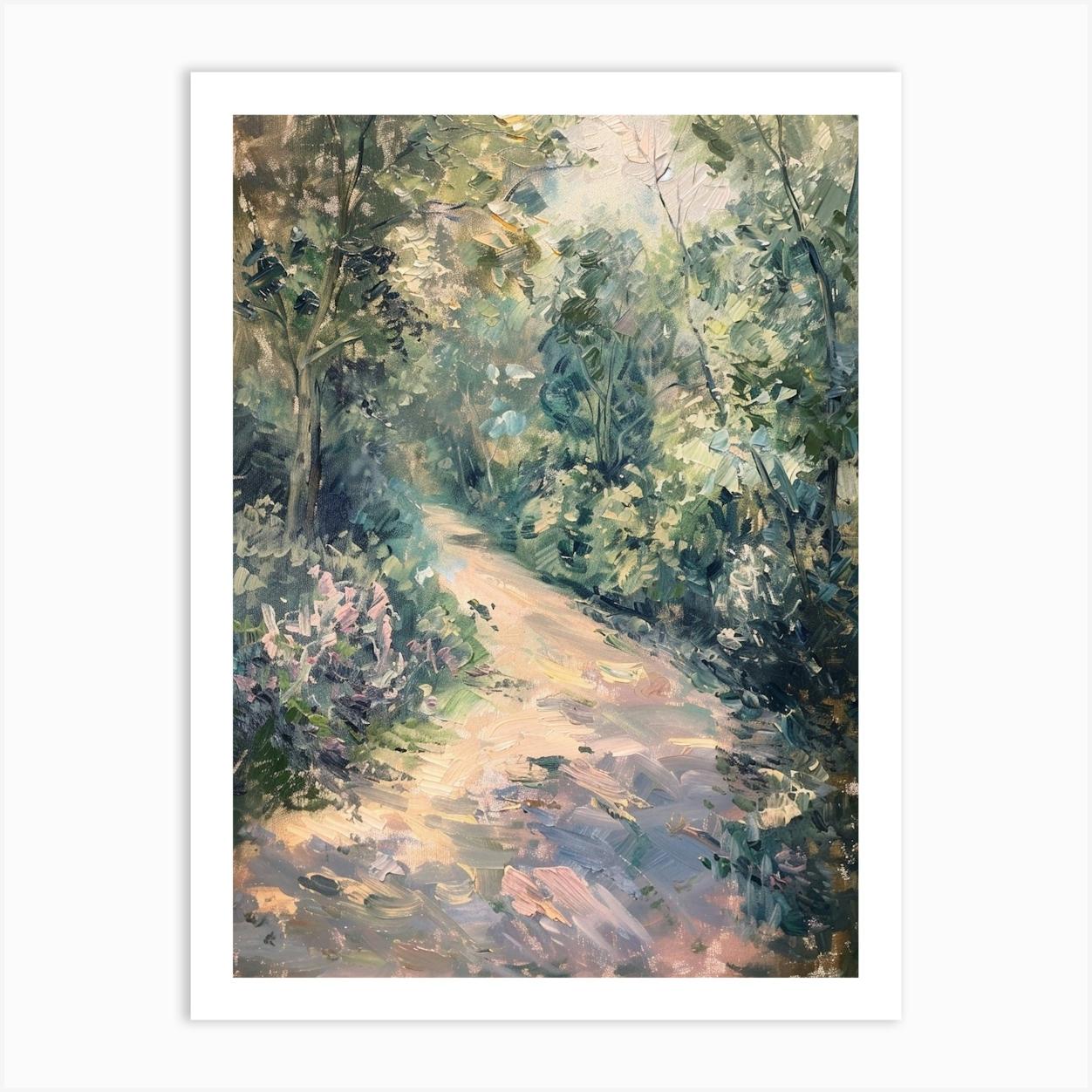 The Blanton Museum Of Art Austin Texas Oil Painting 4 Art Print by PixelPerfect