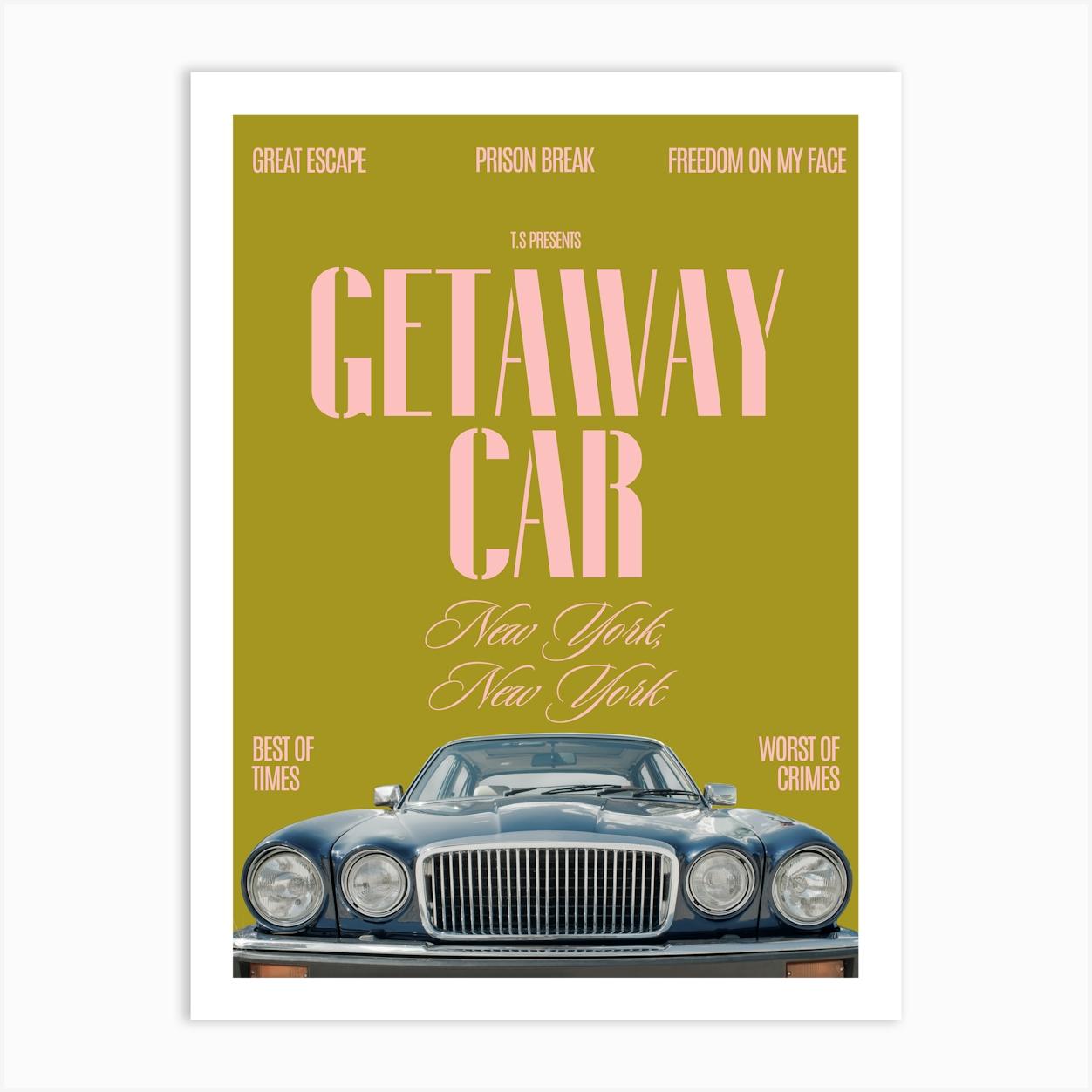 Getaway Car Music Lyrics 3 Art Print by September23rd