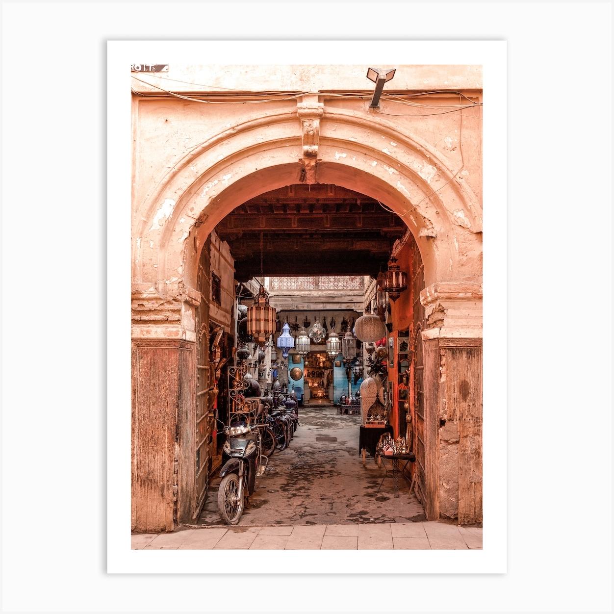 Moroccan Market Photography Art Print by Travel Art Wall Prints